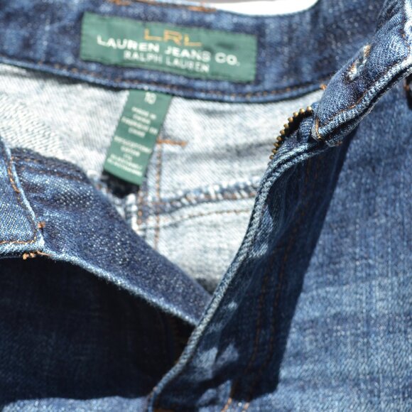 F-W LRL Lauren Ralph Lauren sz10 denim skirt - Picture 2 of 3